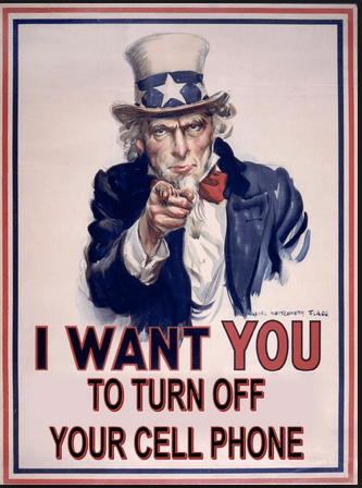 No Phones Allowed Here