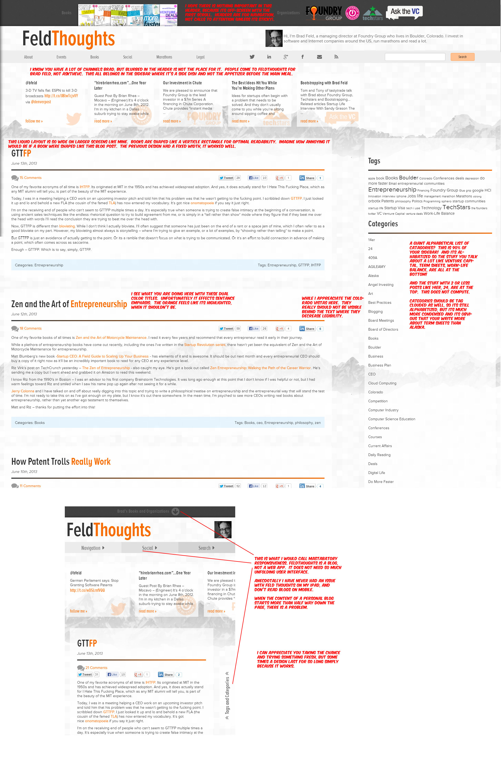 Feldthoughts feedback